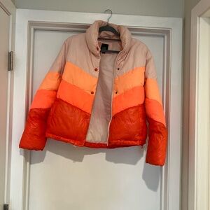 Wild Fable Multicolor Puffer Jacket